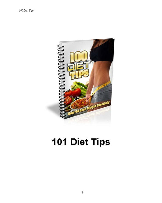 100 diet tips