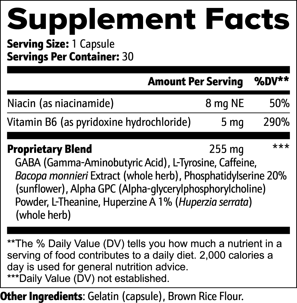 COGNITIVE SUPPORT CAPSULES