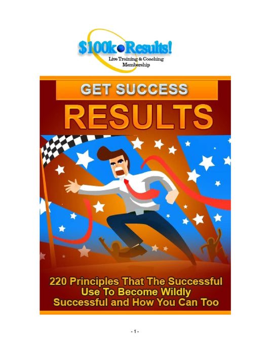 220 principles that the successful use