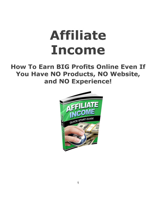 Affiliate Income