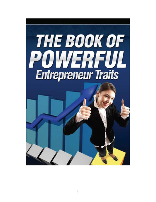 the book of powerful entrepreneur traits