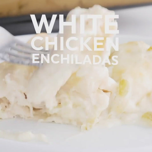 White chicken enchiladas - HOW TO MAKE AT HOME - Easy & Quick